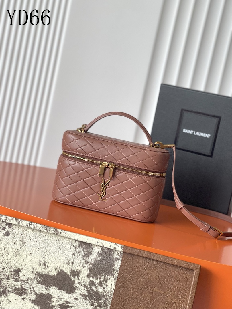 LVutton YD6670 Quilted Leather Crossbody Bag