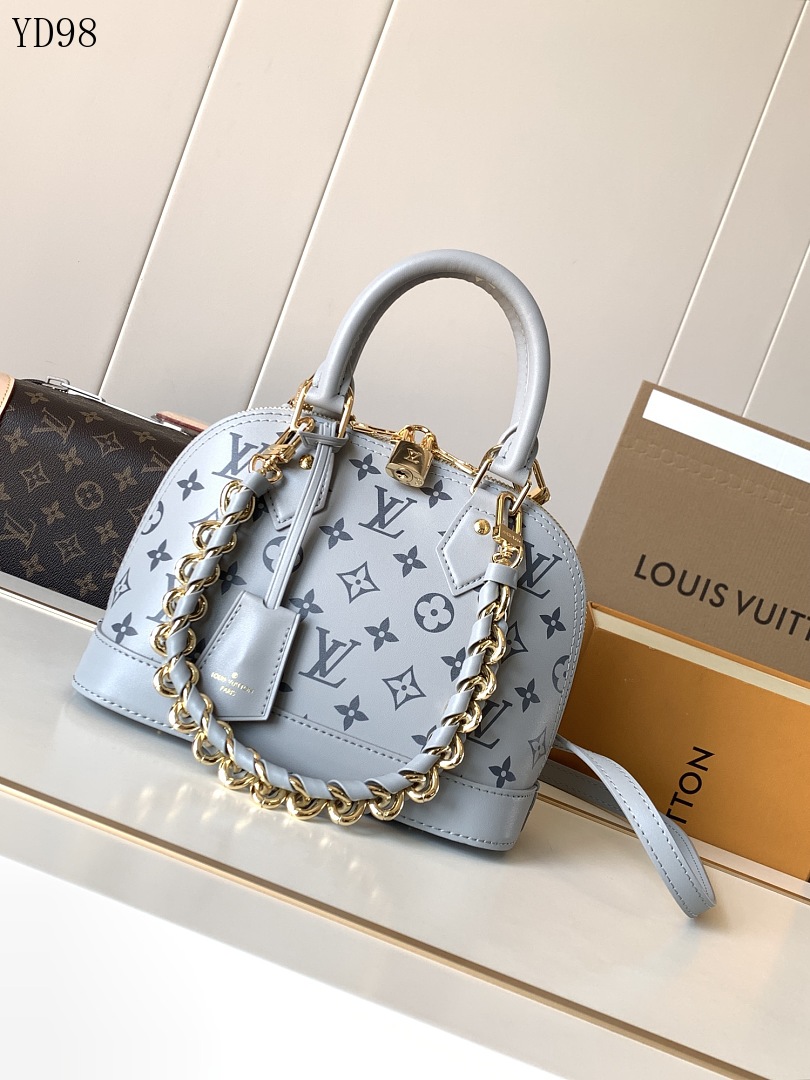 LVutton YD9854 Monogram Canvas Lockit Bag