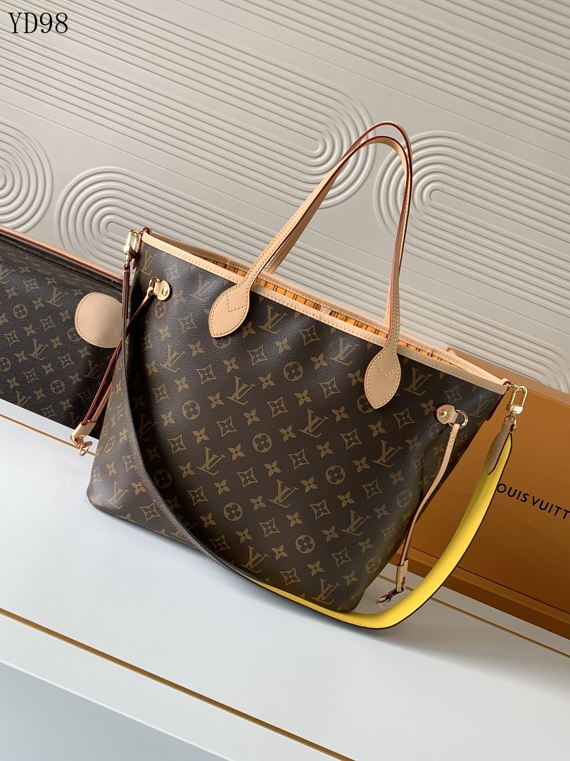 LVutton YD9853 Monogram Canvas Neverfull Tote