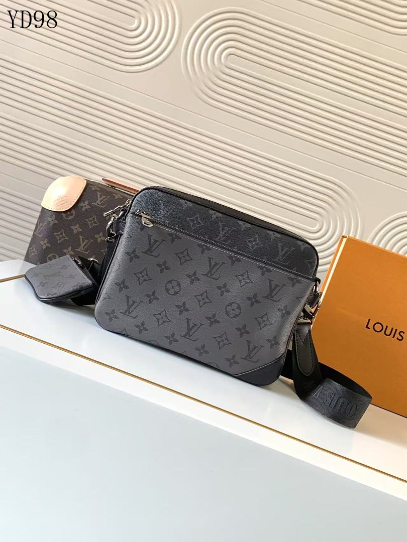 LVutton YD9844 Damier Graphite Keepall Duffle