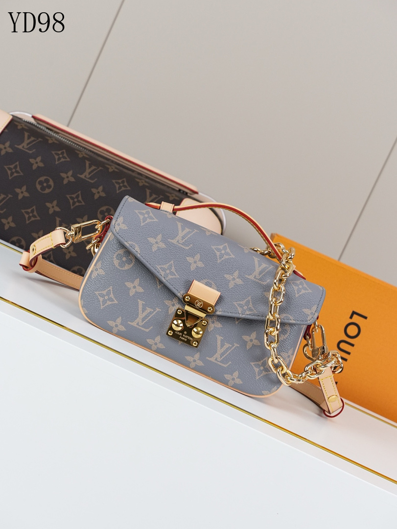 LVutton YD9850 Monogram Canvas Mini Pochette Metis 1 LVutton YD9850 Monogram Canvas Mini Pochette Metis